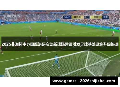 2025非洲杯主办国摩洛哥启动新球场建设引发足球基础设施升级热潮